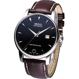 Mido Baroncelli Mechanical Automatic Cosc Watch Black M86904T88