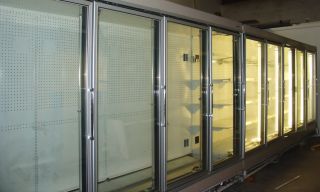 Complete 10 Door Reach in Display Cooler Condenser