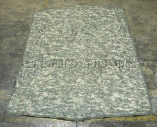 Camouflage Rip Stop US Military Poncho Liner Made in USA
