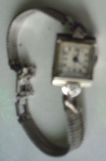 Old 14kt Gold Milos 17 Jewel Ladies Wristwatch Savory Watch Co Inc