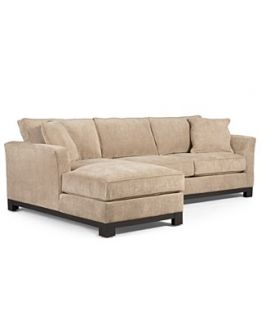 NEW Kenton Fabric Sectional Sofa, 2 Piece Chaise 106W x 66D x 33H