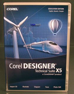 Corel Designer Technical Suite x5 Box Vollversion Edu Schulversion OVP