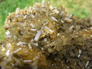 Super Golden Barite Mineral Crystal Specimen
