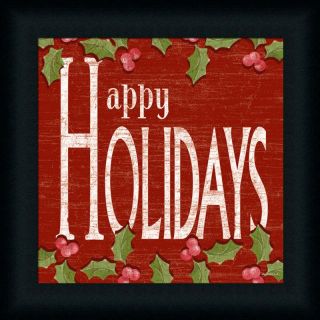 Happy Holidays by Kathy Middlebrook Holiday Sign Christmas Décor