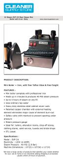 Hi Steam SVP 24 Maxi Steam Mini Boiler with Iron Italy