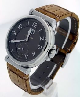 Milus Zetios New Stainless Big Date Brown Dial Watch