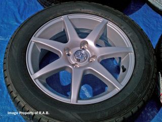 Brand new factory Toyota wheels with brand new Dunlop tires