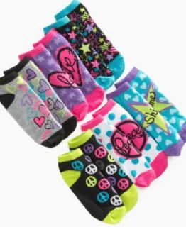 So Jenni Kids Socks, Girls Quarter Length Socks Six Pack   Kids   