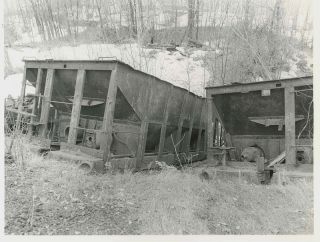 1950s 60s LC M Railroad Train Abandoned Ore Cars Mineville NY