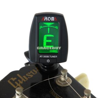 Digital LCD Mini Clip on Bass Tuner For Guitar Ukulele Violin