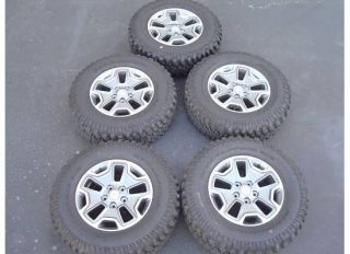 17 2013 Jeep Wrangler Rubicon Wheels Rims Tires Factory Unlimited Set