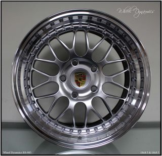 Porsche 18 3 PC Cup Wheels Cayman Kinesis Fitment 993 996 964 965 944