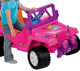 New Power Wheels Barbie Jammin Jeep Wrangler