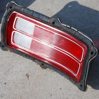 Plymouth Duster 73 74 75 76 Tail Lights Lens Buckets