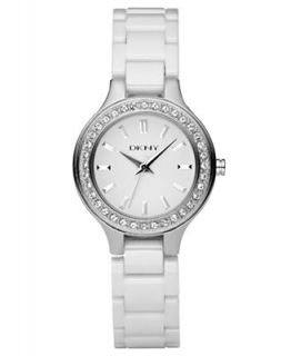 DKNY Watch, Womens White Ceramic Bracelet NY4982