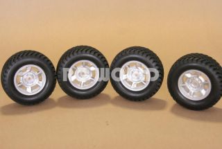 RC 1 10 Tamiya Highlift Truck Wheels Tires Rims