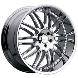 22 inch Menzari Z10 Chrome Wheels Rims 5x112 35 Mercedes CLS550 E350