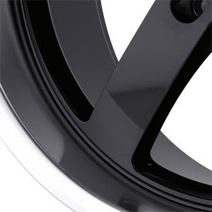 New 18X8.5 5 120 Rapp Gloss Black Machined Lip Wheels/Rims