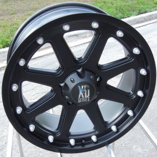 20 Black XD Addict Wheels Rims Chevy GMC 2500 3500 HD 8x6 5 Dodge RAM