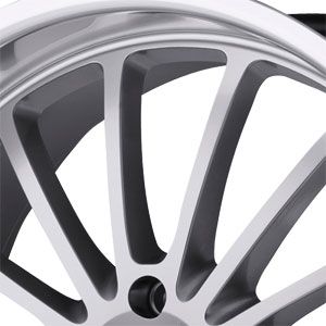 New 18X8 5 114.3 Zolder Hyper Silver Machined Wheels/Rims