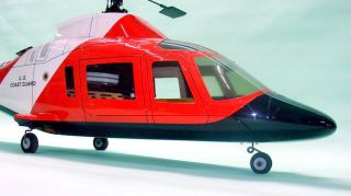 Funkey Agusta 109A 30 550 Size Retract Version Red Color