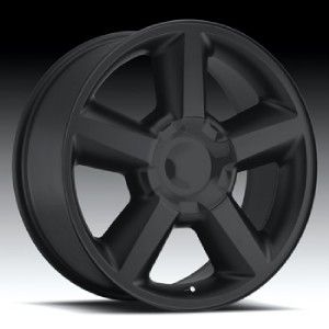 20 inch 20x8 5 Replica Wheels Rims Chevrolet Tahoe LTZ Black 6x5 5