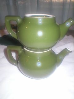 Vintage Hall Pottery Boston Individual Single Serve Teapots