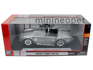 Collectibles 1965 Shelby Cobra 427 s C 1 18 Diecast Grey w Silver