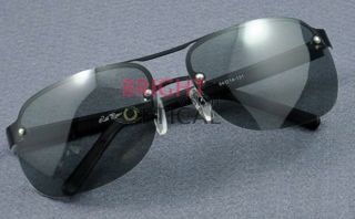 UV400 Polarized Black Photochromic Transition Sunglasses 7202 Aviator