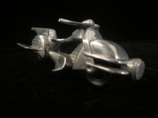 Space Patrol Super Cycle Nickel Plated Futuristic Space Deco
