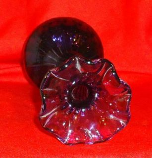 Simply Beautiful Elegant Mauve Purple Glass Vase