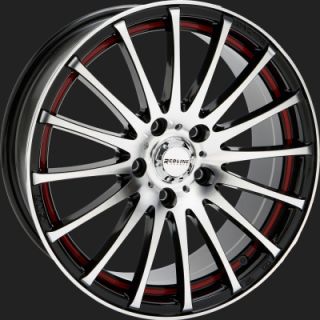 17 inch Redline 117 Rims and Tires Integra Cobalt Neon CRX Civic Miata