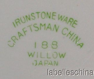Craftsman Japan Blue Willow 7 5 Flat Soup Bowl