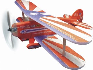 Hacker Pitts Biplane Aerobatic EPP Electric Foamy Red