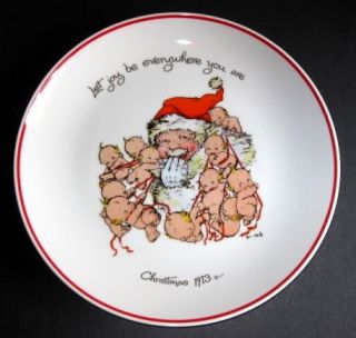 1973 Rose Oneill Kewpie Let Joy Be Everywhere Santa Christmas Doll