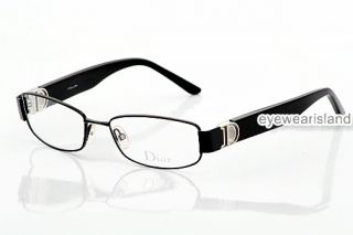 Christian Dior CD 3702 Eyeglasses Black Optical Frame