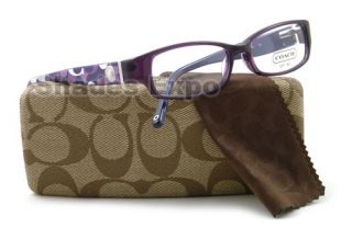 New Coach Eyeglasses Bernice 844 Purple Optical RX