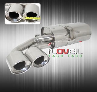 1997 2004 Chevy Corvette C5 Z06 Catback Exhaust System Stainless Steel