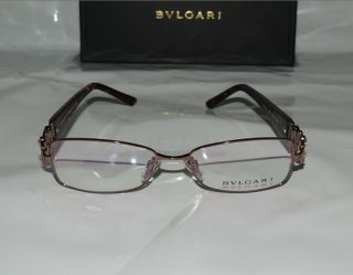 New Bvlgari 2075B 266C Eyeglasses Frames Authentic 52mm Havana