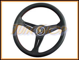 Italy Nardi Rally Deep Corn 350 mm Steering Wheel Black Perforated