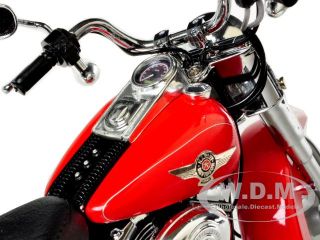 2011 Harley Davidson FLSTF Fat Boy Scarlet Red 1 12 by Highway 61