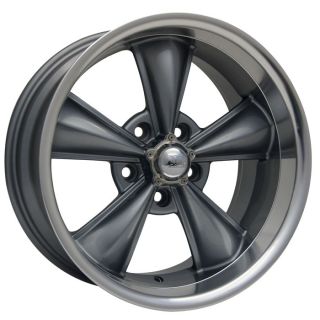 Gray Mustang ® Wheels Rims 17x7 & 17x8 with Tires 1967 1968 1969 1970