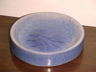 Free Shipping Blue and White Stoneware Soap Dish Bowl Indian Warbonnet