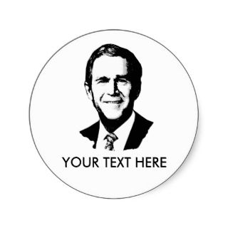 George W Bush Gear Sticker