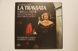 Verdi, La Traviata, Mirella Freni, Acanta 3 LP Box