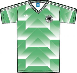 E12 retro Deutschland Trikot von 1990 Gr. S in grün Euro 2012