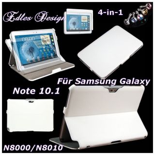 Schutz Hülle Samsung Galaxy Note 10.1 N8000 8010 Leder Tasche