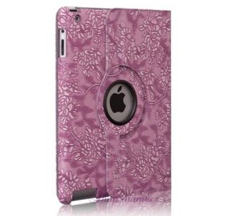 Schutz Hülle iPad 2 4 3 +Folie 360° Leder Tasche Smart Cover Case