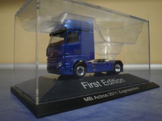 Herpa LKW MB Actros 11 Giga SZM blau FIRST EDITION