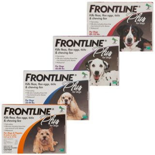 FRONTLINE Plus for Dogs   3pk   Summer PETssentials   Dog